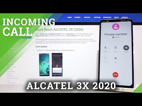 Alcatel 3X 2020 - Discover All Options at the Incoming Call Screen