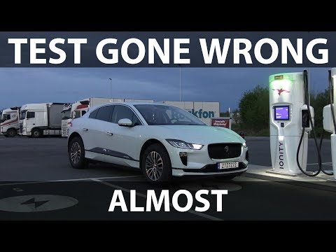 Jaguar I-Pace (2019 90kWh)  range test video