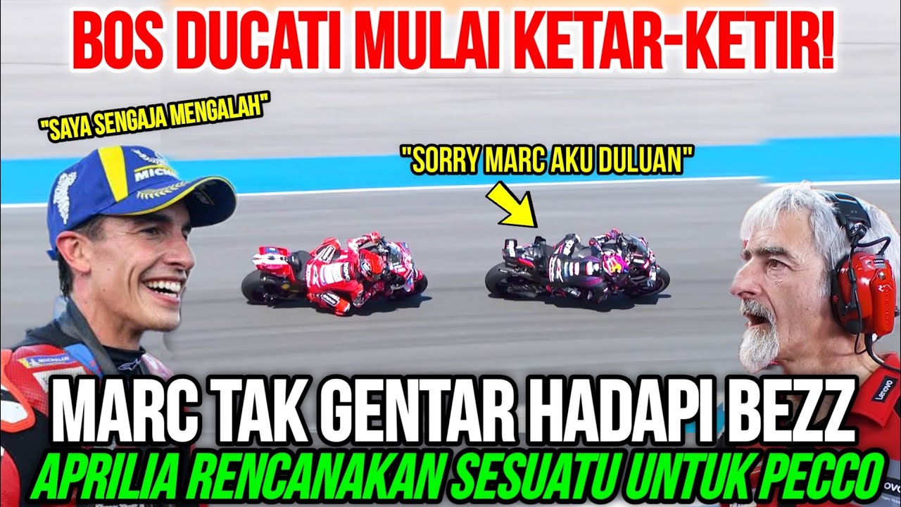 CRAZY🔥BEZZECCHI'S THREATS DON'T MAKE KING MARQUEZ PANIC💥PECCO'S DUET AT APRILIA IS RIVOLA'S DREAM💥