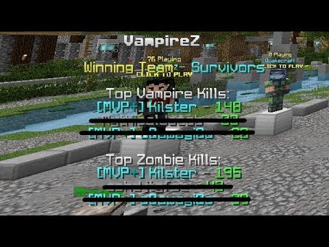 1 tryhard vs 15 vampires - Hypixel VampireZ