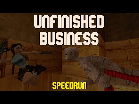 Tomb Raider I Unfinished Business Remasters Glitchless Speedrun