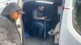 Bolu’nun En İşlek Caddesinde Kaçak Göçmen Uygulaması