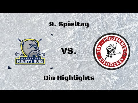 ERV Schweinfurt "Mighty Dogs" vs. TSV Peißenberg "Eishackler" | Die Highlights