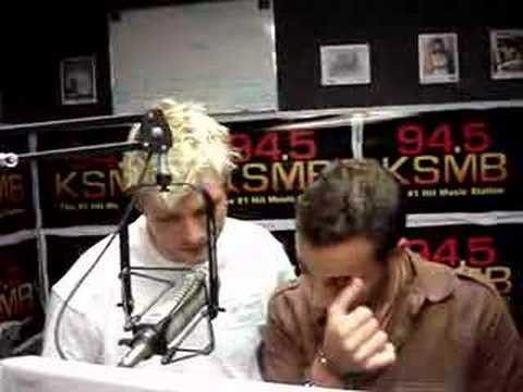 Nick Carter & Howie D visit 94.5 KSMB 8-21-07