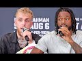 JAKE PAUL VS HASIM RAHMAN JR - FULL BACK & FORTH HEATED PRESS CONFERENCE & FACE OFF