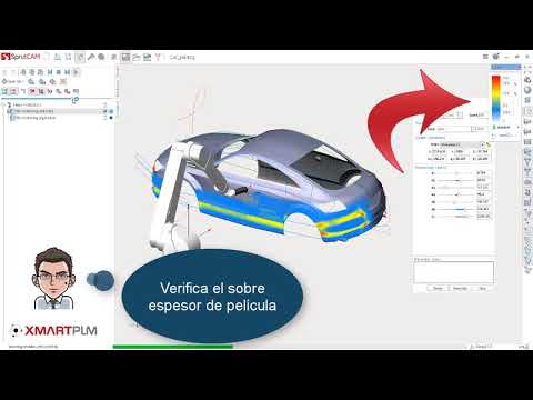 SprutCAM - Paint with Fanuc Robot P 250iB