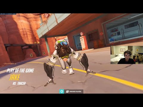 44 ELIMS! POTG! JAKE TRACER GAMEPLAY OVERWACTH SEASON 30 TOP 500