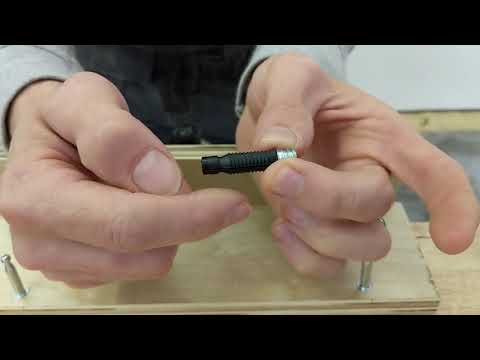 NO GLUE DOWEL - QUICK-SET 2-Part Locking Dowel