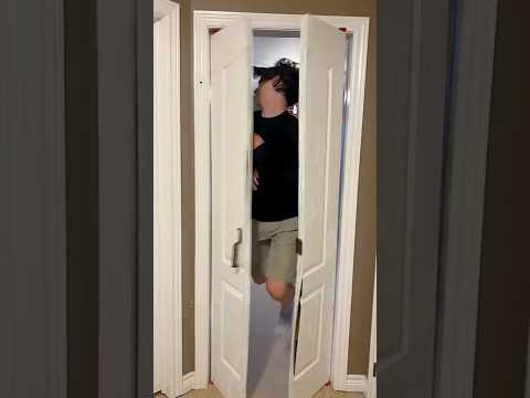 Revolving bedroom door