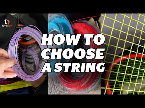 How to choose a string for your racquet and my favorite strings right now