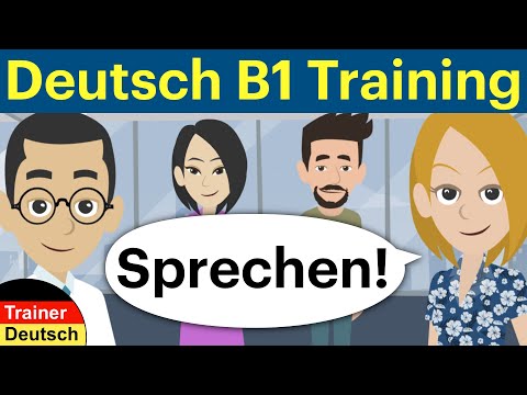 Deutsch B1 Sprechen. German B1 Speaking Goethe.