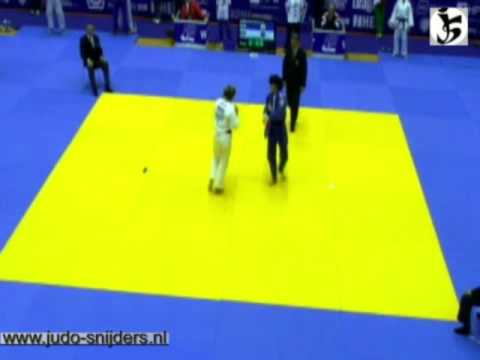 Judo 2008 Zagreb: Kanteeva (RUS) - Schoonderbeek (NED) [-78kg].