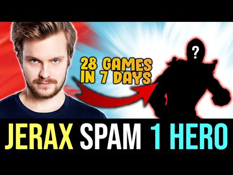 JerAx doing ONE HERO Challenge - The results of 28games in just 7days DOTA 2