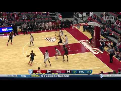 Men's Basketball: USC 90, WSU 77 - Highlights (1/1/16)