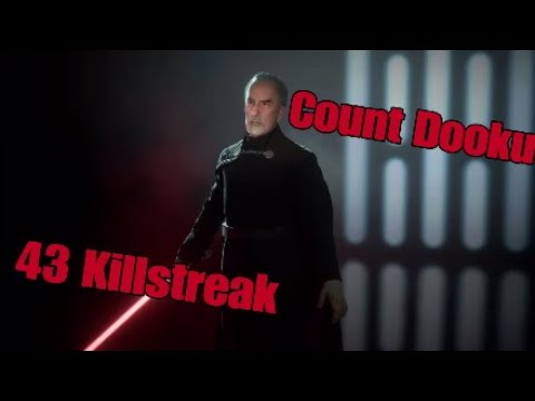 Count Dooku 43 killstreak on Kashyyyk!