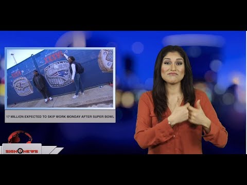 17 million expected to skip work Monday after Super Bowl (ASL - 2.4.19)