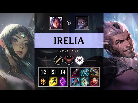 Irelia Mid vs Sylas: Triple Kill, Rampage - KR Grandmaster Patch 25.S1.1