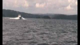 preview picture of video 'Boating in 2008 with Wikingboat 28'