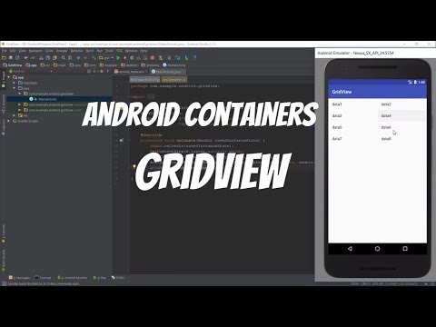 Android Containers Tutorial 32 - GridView