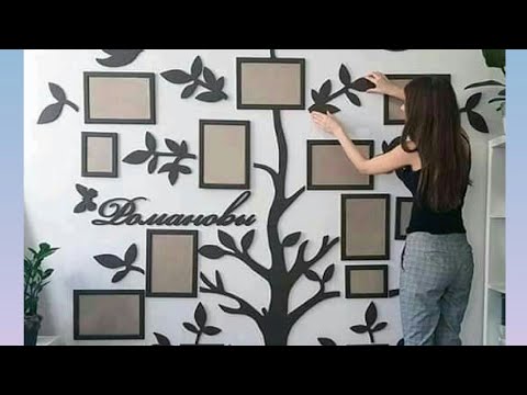 Family photo Wall Decoration ideas Family Tree!
