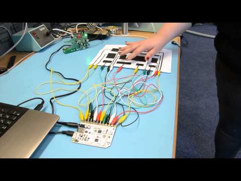 Bare Conductive Touch Board + Electric Paint Piano