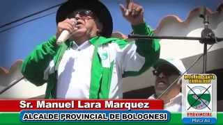 preview picture of video 'GRAN RECIBIMIENTO MANUEL LARA - CHIQUIAN'