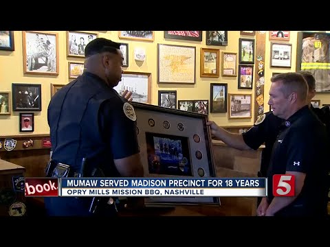 Opry Mills Mission BBQ Honors Officer Mumaw With Memorial