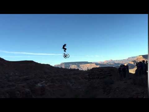 Szymon Godziek biggest Crash at Redbull Rampage over the 73ft Canyon Jump!