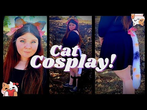DIY Cat Ears and Tail (Easy and Affordable) Cosplay Tutorial!