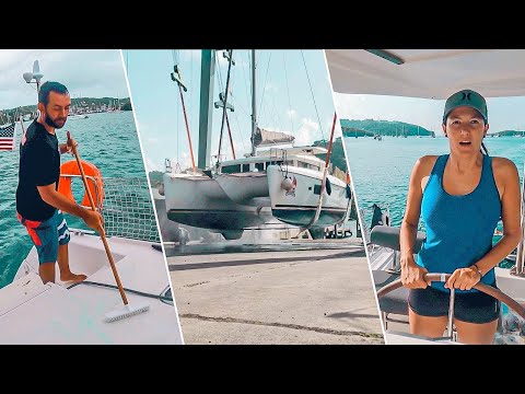 SAILBOAT WORK AND HAUL OUT | Ready For Boat Bottom Paint