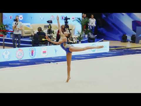 Анна Попова булавы 2023 | «|| Игры Стран СНГ» POPOVA Anna (RUS) CLUBS 35,5 Final - The II CIS Games