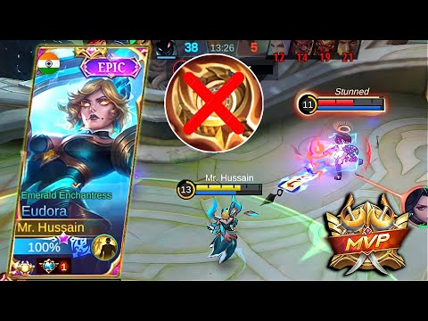 CAN EUDORA ONE SHOT ENEMY AT BASE WITHOUT ULT WITH THIS BUILD? (MUST TRY) | MLBB