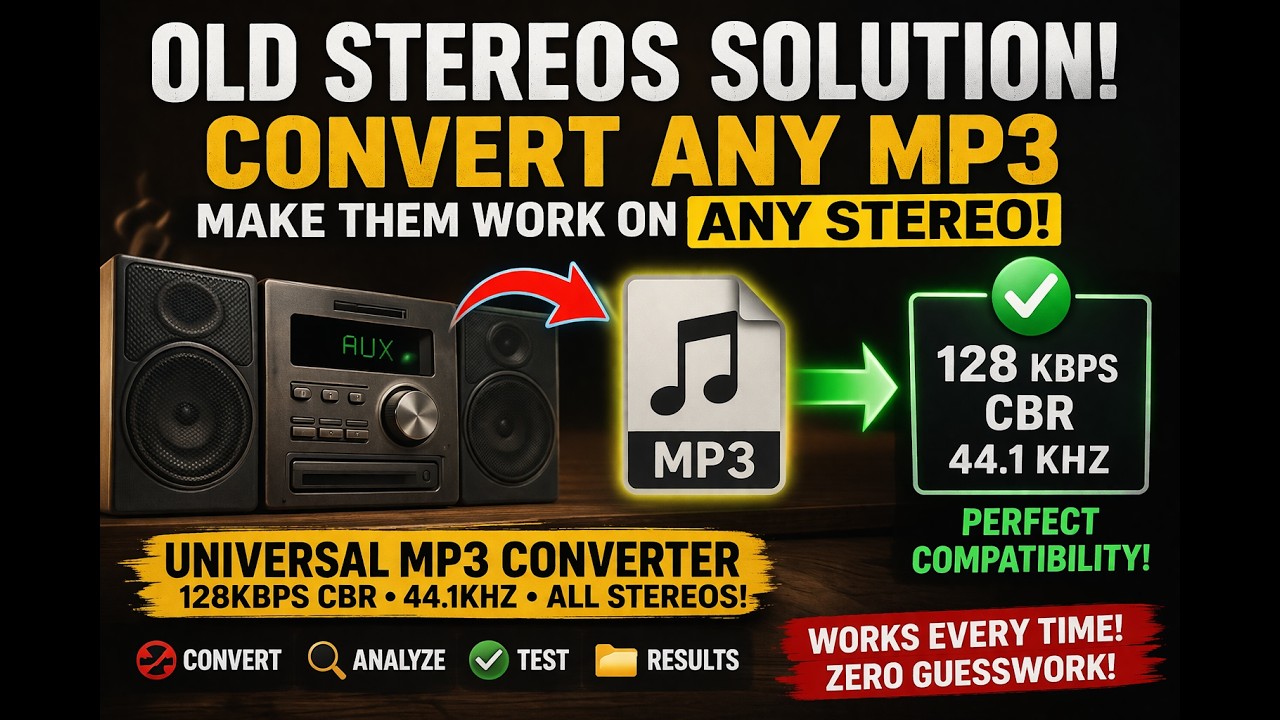 Fix ANY MP3 for Old Stereos (100% Works!)