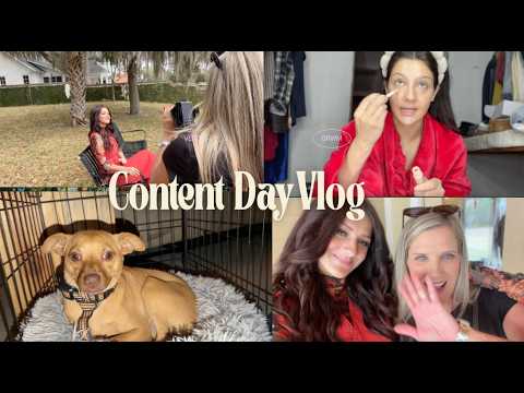Content Day Vlog: Makeup Routine, Behind the Scenes, and More!