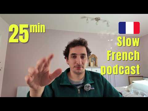 Je suis fatigué + mes projets - Slow French #62