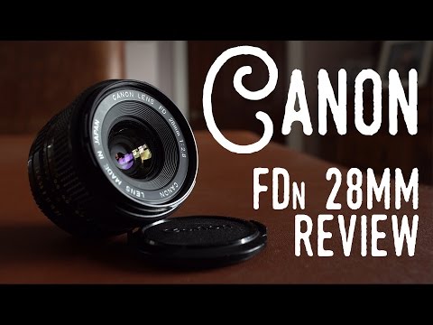 Canon FDn 28mm Lens Review (Sony A7sII)