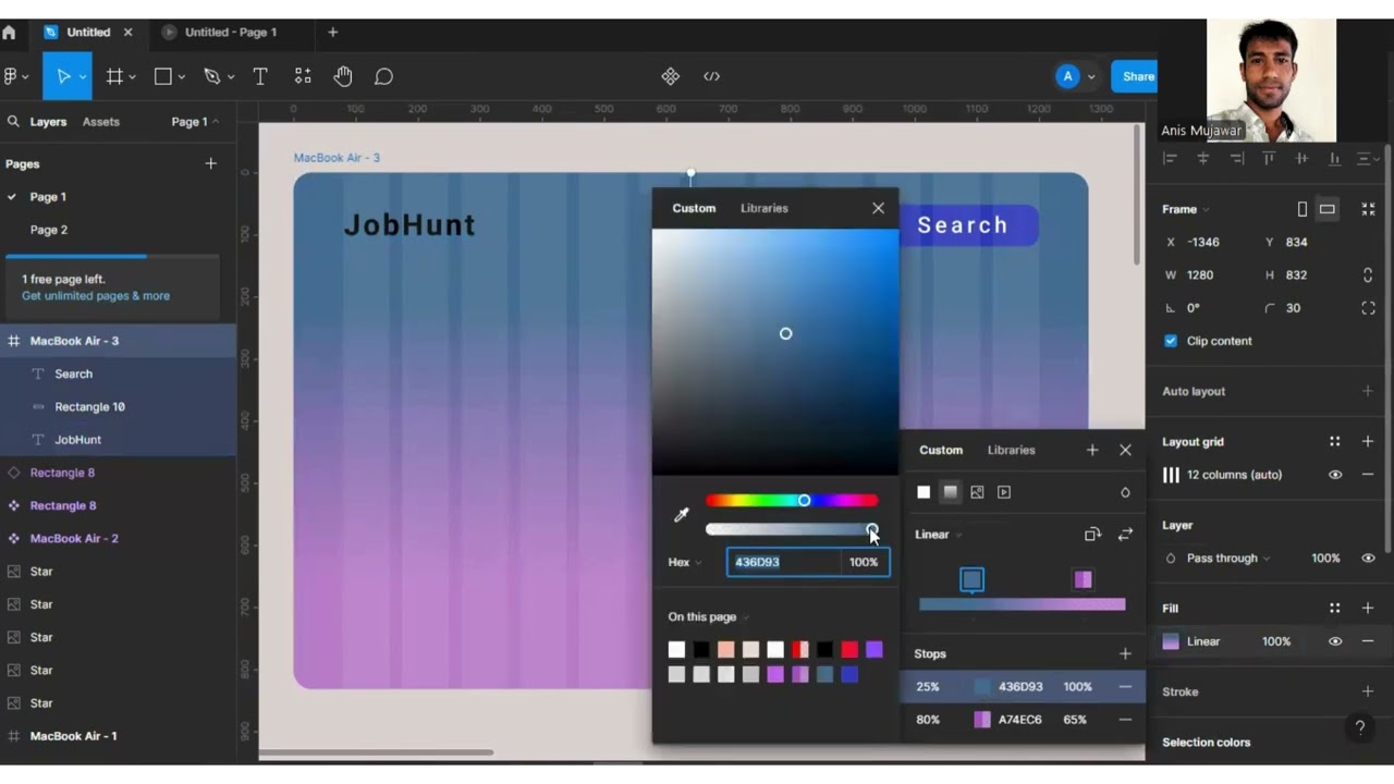 Job Search Landing page #best design in world