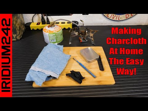 Making Charcloth At Home The Easy Way!