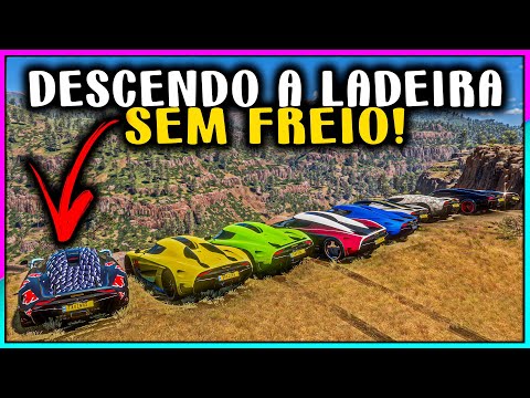 DESCENDO A LADEIRA SEM FREIO DE KOENIGSEGG REGERA - FORZA HORIZON 5