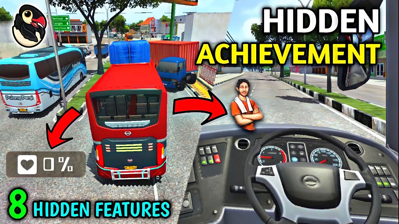 8 Features You Probably Never Noticed in Bus Simulator Indonesia | Bussid By Maleo