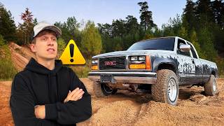 GMC SIERRA IŠBANDYMAS - PIRMAS TESTAS BEKELĖJE