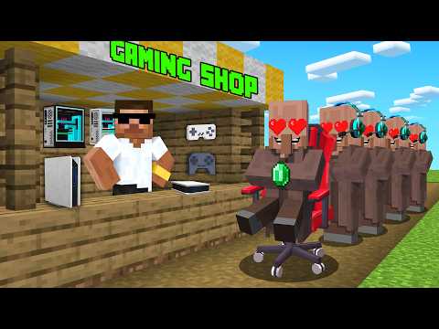 I Opened Gaming Shop for Villagers In Minecraft....🤑