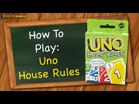 How to play Uno House Rules