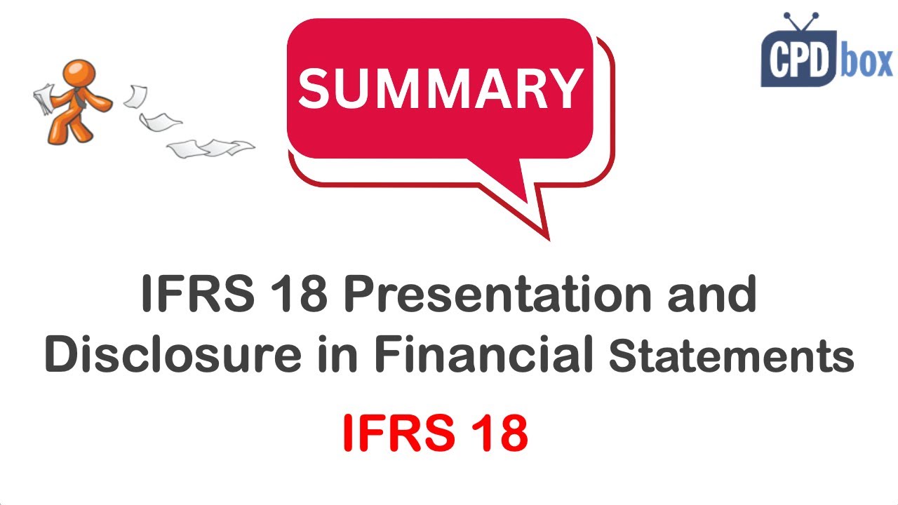 IFRS18 Presentation and Disclosure in Financial Statements + FREE Practical Checklist