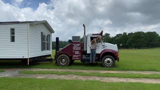 Moving a mobile home