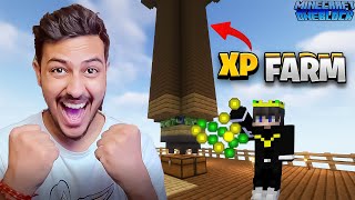 UNLIMITED XP Farm In ONEBLOCK 😍 | Minecraft #minecraft