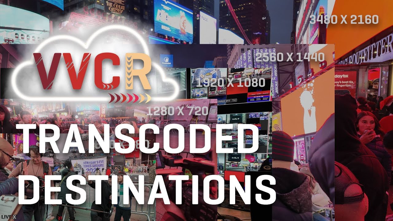 Easily Convert Your Stream Resolution with VVCR Transcoding