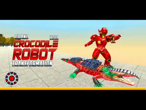 Real Robot Crocodile Transformation Fight