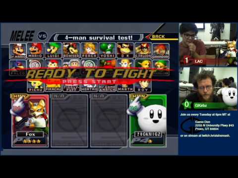 [2016-06-21] Smash Den Weekly - SSBM - LAC (Fox) vs GKirbz (Kirby)