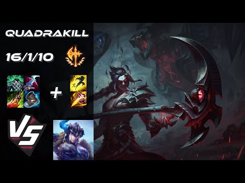 JUNGLE Kayn vs Sejuani [QUADRAKILL] - EU Grandmaster Patch 14.18